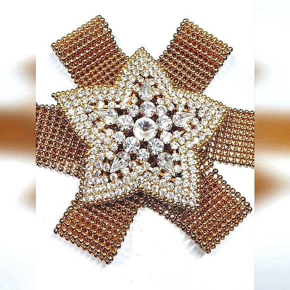 Gold and Diamond Accent Chain Belt - Picture 3 of 8